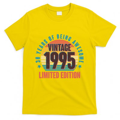 30 Years Of Being Awesome 1995 Limited Edition Vintage Retro T-Shirt