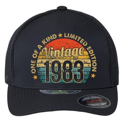 39 Years Old Vintage 1983 Limited Edition 39th Flexfit Unipanel Trucker Cap