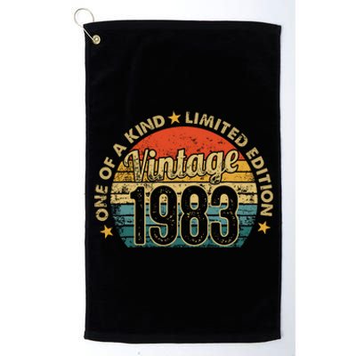 39 Years Old Vintage 1983 Limited Edition 39th Platinum Collection Golf Towel