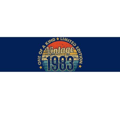 39 Years Old Vintage 1983 Limited Edition 39th Bumper Sticker