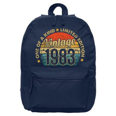 39 Years Old Vintage 1983 Limited Edition 39th 16 in Basic Backpack