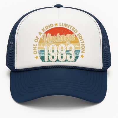 39 Years Old Vintage 1983 Limited Edition 39th Trucker Hat