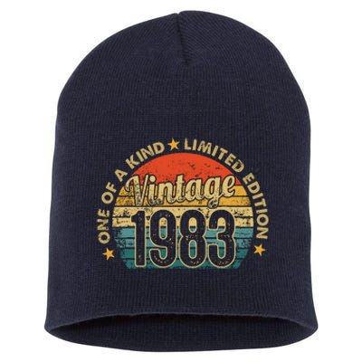 39 Years Old Vintage 1983 Limited Edition 39th Short Acrylic Beanie