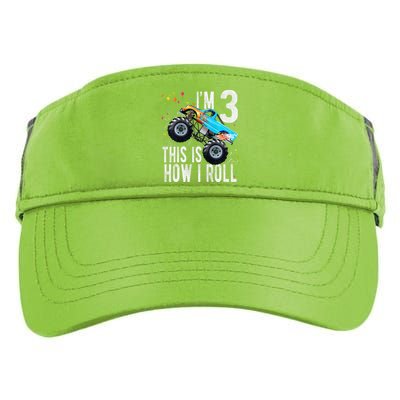 3 Year Old 3rd Birthday Boy Monster Truck Car Adult Drive Performance Visor