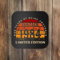 38 Year Old Gifts Retro Vintage 1984 Limited Edition 38th Birthday Coaster