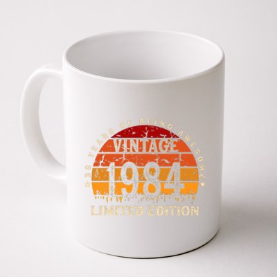 38 Year Old Gifts Retro Vintage 1984 Limited Edition 38th Birthday Coffee Mug