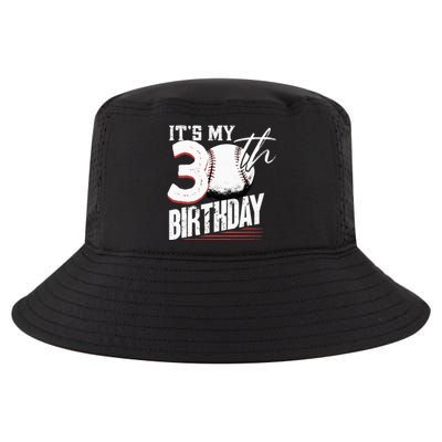 30 Years Old Vintage Baseball 30th Birthday Cool Comfort Performance Bucket Hat