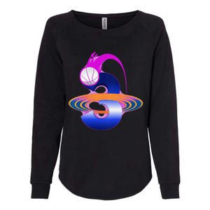 3 Year Old Space Basketball 3rd Birthday Party Theme Womens California Wash Sweatshirt