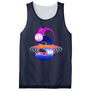 3 Year Old Space Basketball 3rd Birthday Party Theme Mesh Reversible Basketball Jersey Tank