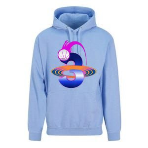 3 Year Old Space Basketball 3rd Birthday Party Theme Unisex Surf Hoodie