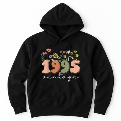 30 Years Old Vintage 1995 30th Birthday Wildflower Women Hoodie