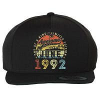 31 Year Old Awesome Since June 1992 31th Birthday Wool Snapback Cap