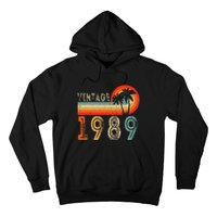 34 Year Old Gift Vintage 1989 Made In 1989 34th Birthday Hoodie