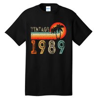 34 Year Old Gift Vintage 1989 Made In 1989 34th Birthday Tall T-Shirt