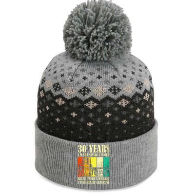 30 Year Old Vintage Bourbon Vintage Whiskey 30th Birthday The Baniff Cuffed Pom Beanie