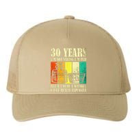 30 Year Old Vintage Bourbon Vintage Whiskey 30th Birthday Yupoong Adult 5-Panel Trucker Hat