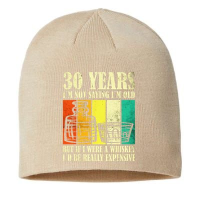 30 Year Old Vintage Bourbon Vintage Whiskey 30th Birthday Sustainable Beanie