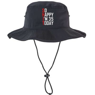 35 Year Old Bday Born In 1986 Funny 35th Birthday Present Gift Legacy Cool Fit Booney Bucket Hat