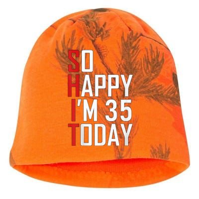 35 Year Old Bday Born In 1986 Funny 35th Birthday Present Gift Kati - Camo Knit Beanie