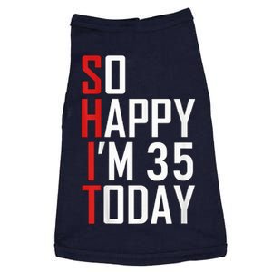 35 Year Old Bday Born In 1986 Funny 35th Birthday Present Gift Doggie Tank