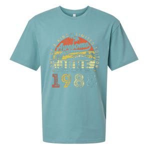 35 Year Old Awesome Since June 1988 35th Birthday Sueded Cloud Jersey T-Shirt