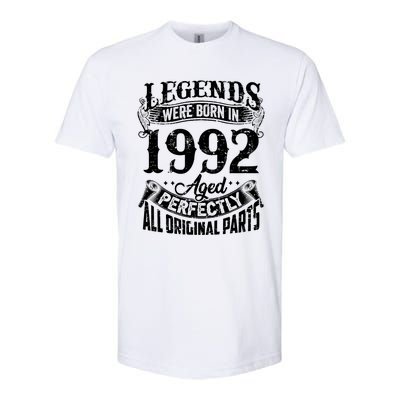 32 Years Old Vintage Legends Born In 1992 32nd Birthday Softstyle® CVC T-Shirt