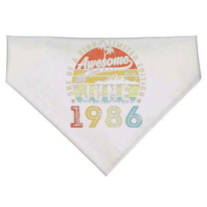 37 Year Old Awesome Since June 1986 37th Birthday USA-Made Doggie Bandana