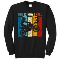 3 Year Old Birthday Boy Motocross 3rd Birthday Dirt Bike Sweatshirt