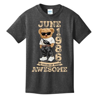 38 Year Old Awesome June 1986 38th Birthday Gifts Kids T-Shirt