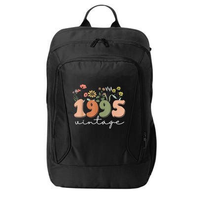 30 Years Old Vintage 1995 30th Birthday Wildflower City Backpack