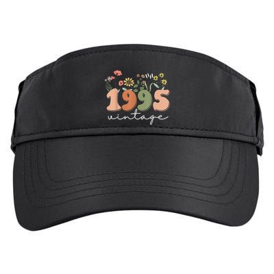 30 Years Old Vintage 1995 30th Birthday Wildflower Adult Drive Performance Visor