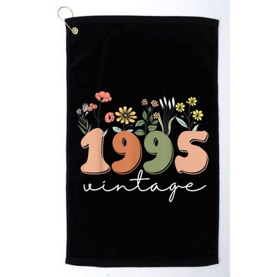 30 Years Old Vintage 1995 30th Birthday Wildflower Golf Towel
