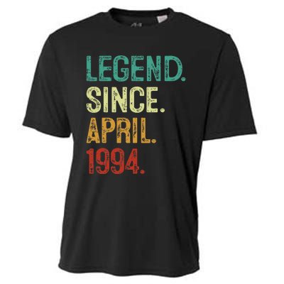 30 Years Old Legend Since April 1994 30th Birthday Cooling Performance Crew T-Shirt