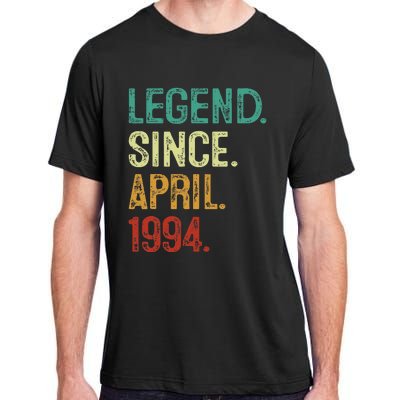 30 Years Old Legend Since April 1994 30th Birthday Adult ChromaSoft Performance T-Shirt