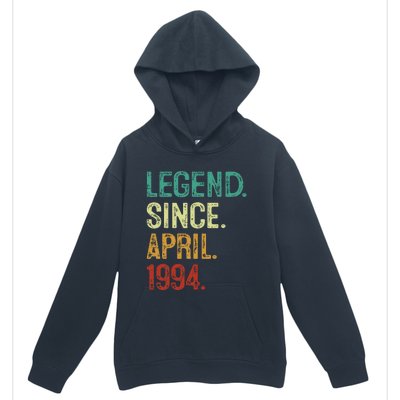 30 Years Old Legend Since April 1994 30th Birthday Urban Pullover Hoodie