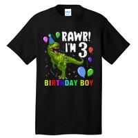 3 Year Old 3rd Birthday T Rex Dinosaur Tall T-Shirt