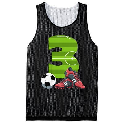 3 Year Old Gifts Dabbing Soccer Player 3rd Birthday Mesh Reversible Basketball Jersey Tank