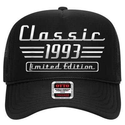 30 Year Old Vintage 1993 Classic Car 30th Birthday Gifts High Crown Mesh Back Trucker Hat