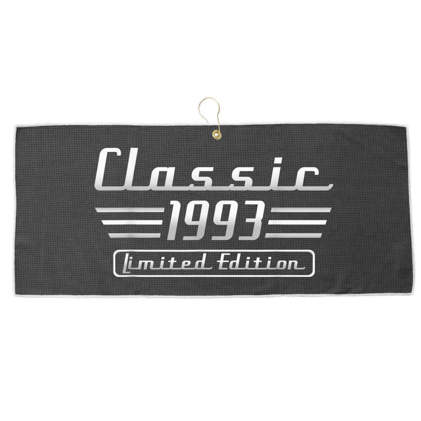 30 Year Old Vintage 1993 Classic Car 30th Birthday Gifts Large Microfiber Waffle Golf Towel