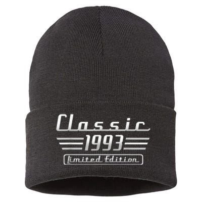 30 Year Old Vintage 1993 Classic Car 30th Birthday Gifts Sustainable Knit Beanie