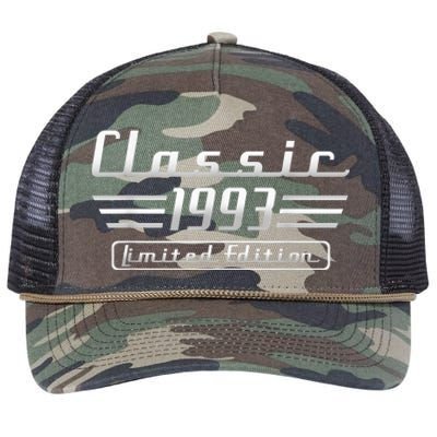 30 Year Old Vintage 1993 Classic Car 30th Birthday Gifts Retro Rope Trucker Hat Cap