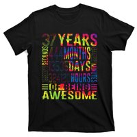 37 Years Old 37th Birthday Funny Vintage Retro 444 Months T-Shirt