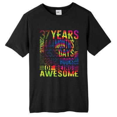 37 Years Old 37th Birthday Funny Vintage Retro 444 Months Tall Fusion ChromaSoft Performance T-Shirt