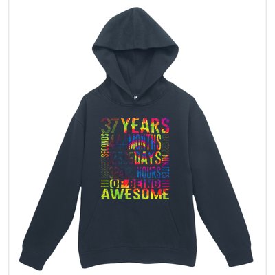 37 Years Old 37th Birthday Funny Vintage Retro 444 Months Urban Pullover Hoodie