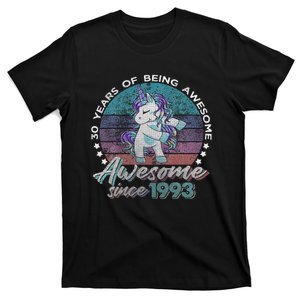 30 Years Old Flossing Unicorn Gifts 30th Birthday Party T-Shirt