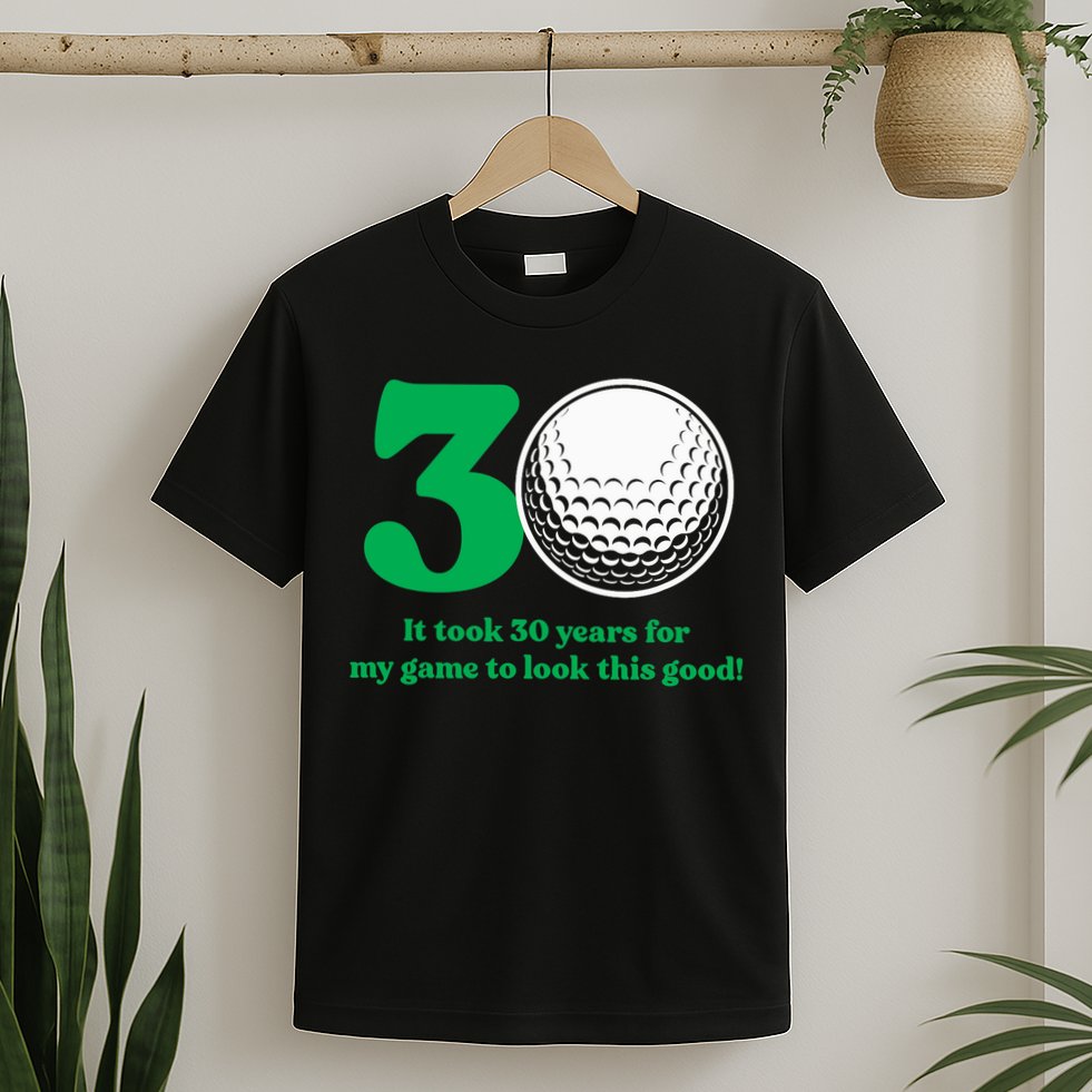 30 Year Old Golfer: Golfing Golf 1992 30th Birthday T-Shirt