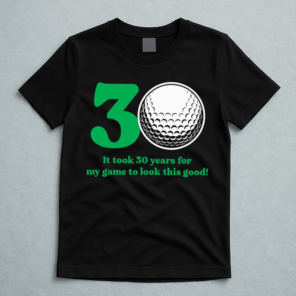 30 Year Old Golfer: Golfing Golf 1992 30th Birthday T-Shirt