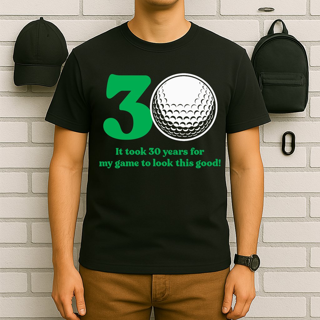 30 Year Old Golfer: Golfing Golf 1992 30th Birthday T-Shirt