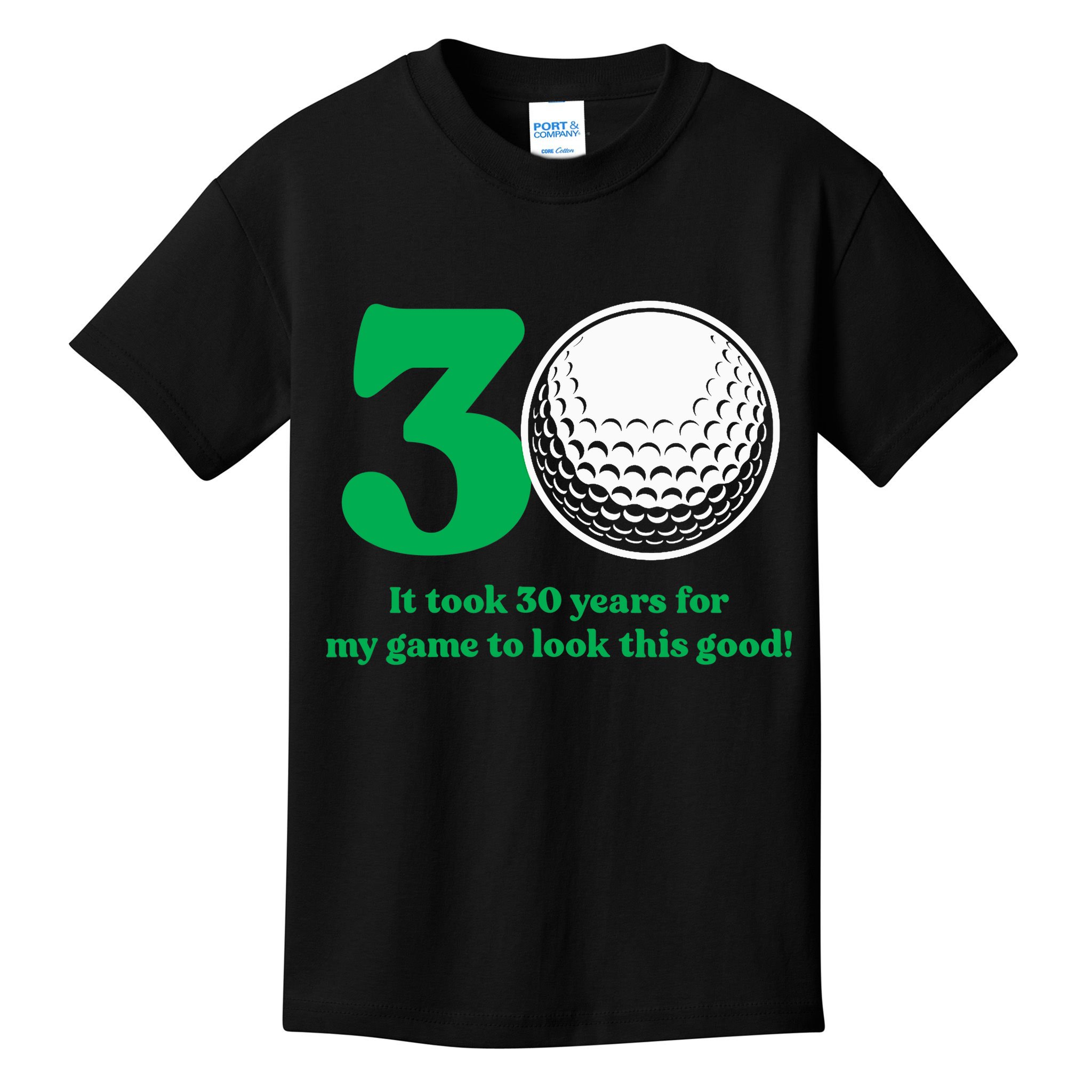 30 Year Old Golfer: Golfing Golf 1992 30th Birthday Kids T-Shirt