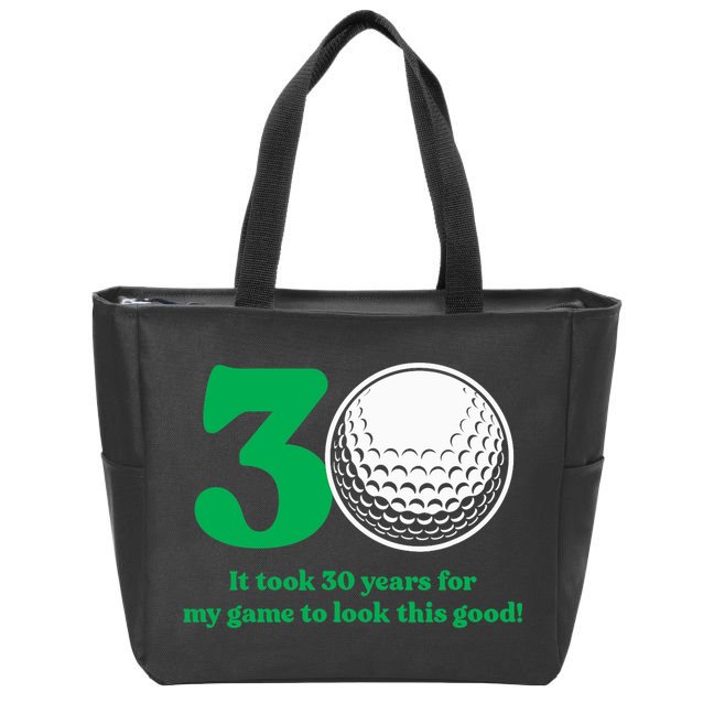 30 Year Old Golfer: Golfing Golf 1992 30th Birthday Zip Tote Bag